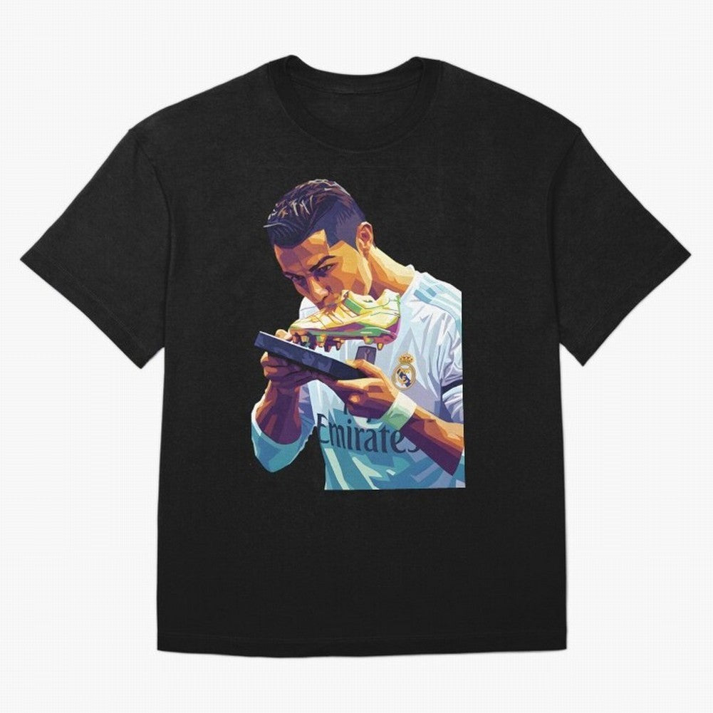 Ronaldo pop art Oversized T-Shirt Honor the Football Icons of Global Football Passion for FIFA World Cup 2026 USA Canada Mexico, Connected to Cristiano Ronaldo, Netherlands, Supporter Pride, Iconic Celebrations, Legendary Names and Global Match Day