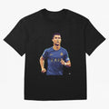 Ronaldo pop art Oversized T-Shirt Follow the Final Road of FIFA World Cup 2026 Group Stage for Fans of Mbappe and Neymar and Argentina, France and Brazil, Bringing Stadium Memories, Football Loyalty, International Chants and Championship Tradition;