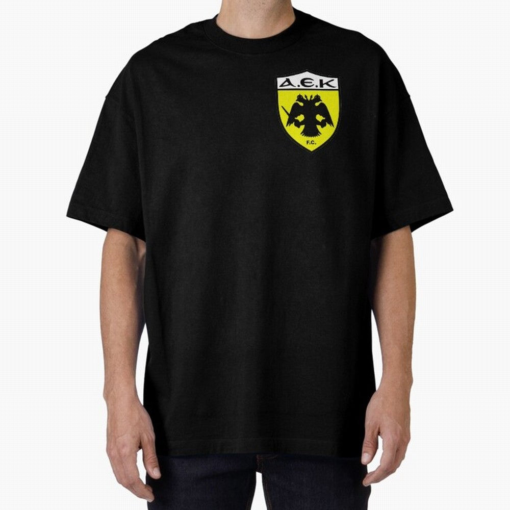 AEK Athens Oversized T-Shirt Show Up for the Glory of FIFA World Cup 2026 Spirit, Centered on Brazil, Portugal and Argentina, Messi, CR7 and Mbappe, Football Festival Excitement, Trophy Ambitions, Country Rivalries and Star Player Buzz; Perfect for