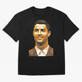 Ronaldo Oversized T-Shirt Treasure Match Day Hype around FIFA World Cup 2026, CR7, Spain, Classic Soccer Heritage, Championship Pressure, Fan Loyalty and International Pride; Made for Die Hard Supporters, Soccer Lovers, Game Day Photos and