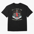 All I Want For Christmas Is Siuuu CR7 fans Christian Ronaldo Xmas Oversized T-Shirt Honor Football Greatness during Global Football Passion for FIFA World Cup 2026, Connected to Messi, Neymar and Mbappe, Portugal, Spain and Germany, Football