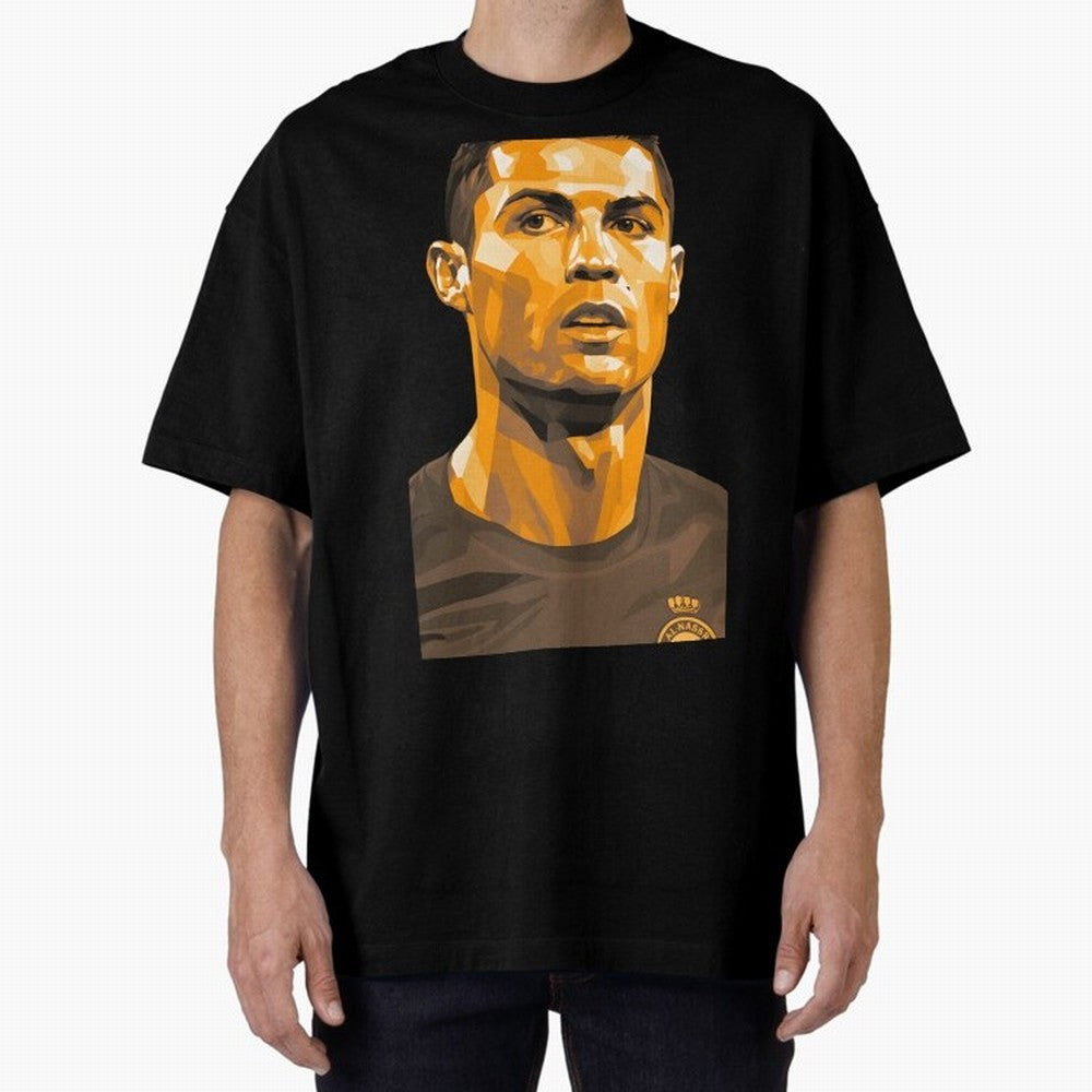 Ronaldo Oversized T-Shirt Fuel Match Day Hype around FIFA World Cup 2026, Messi, CR7 and Mbappe, Germany, Fan Favorite Moments, National Team Passion, Big Match Drama and Soccer History; Made for Die Hard Supporters, Soccer Lovers, Game Day Photos