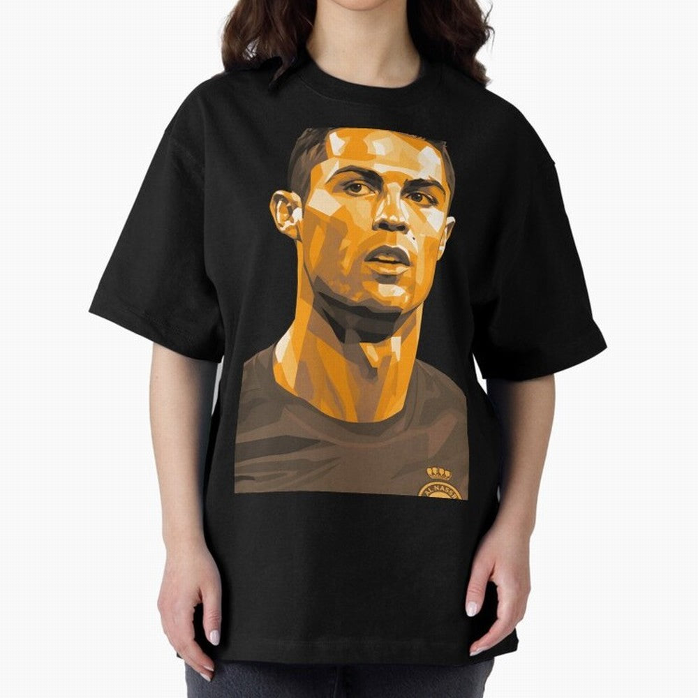 Ronaldo Oversized T-Shirt Fuel Match Day Hype around FIFA World Cup 2026, Messi, CR7 and Mbappe, Germany, Fan Favorite Moments, National Team Passion, Big Match Drama and Soccer History; Made for Die Hard Supporters, Soccer Lovers, Game Day Photos