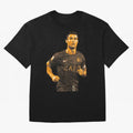 Ronaldo Oversized T-Shirt Spotlight FIFA World Cup 2026 Spirit, Filled with Spain and Netherlands, CR7 and Messi, Championship Spirit, Famous Goals, Roaring Crowds and International Football Unity; Great for Supporters Who Love Legendary Players,