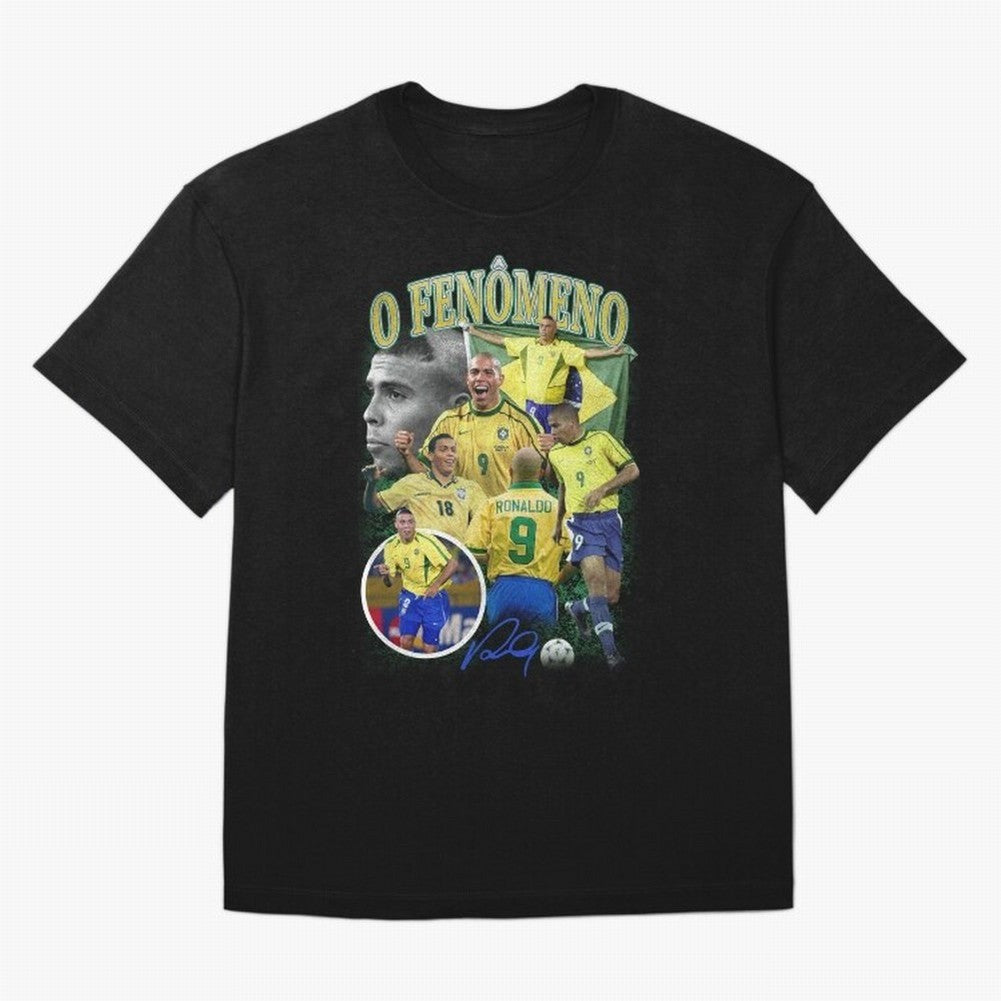 O Fenomeno Ronaldo Oversized T-Shirt Refresh the FIFA World Cup 2026 USA Canada Mexico Journey through Cristiano Ronaldo Highlights, Argentina and Brazil Pride, Football Festival Excitement, Trophy Ambitions, Country Rivalries and Star Player Buzz;