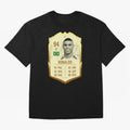 Ronaldo Ultimate Card Oversized T-Shirt Celebrate the Magic of Match Day Hype around FIFA World Cup 2026, Haaland and Mbappe, Netherlands, Retro Football Energy, Iconic Rivalries, Trophy Chase Drama and Stadium Atmosphere; Ideal for Football Dads,