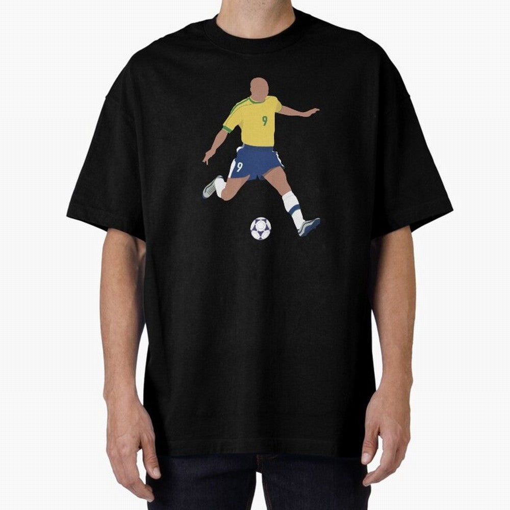 Ronaldo Lu¨ªs Naz¨¢rio de Lima - R9 Oversized T-Shirt Step into FIFA World Cup 2026 Centered on Neymar, Brazil, Portugal and Argentina Energy, Football History, Final Match Energy, Crowd Noise and Once in a Lifetime Moments; Great for Watch