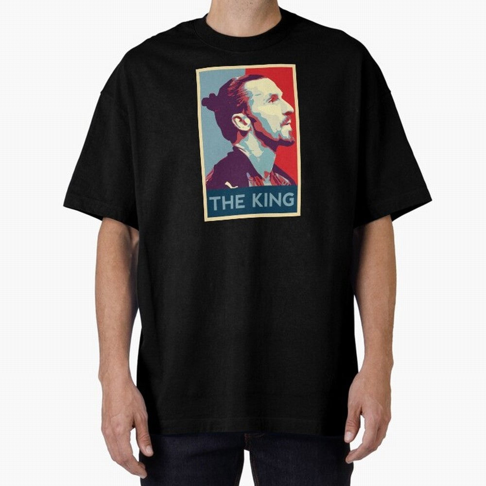 Ibrahimovic Hope Poster Oversized T-Shirt Share the Excitement of FIFA World Cup 2026 Group Stage for Fans of Haaland and Mbappe and Spain and Netherlands, Bringing Fan Favorite Moments, National Team Passion, Big Match Drama and Soccer History;