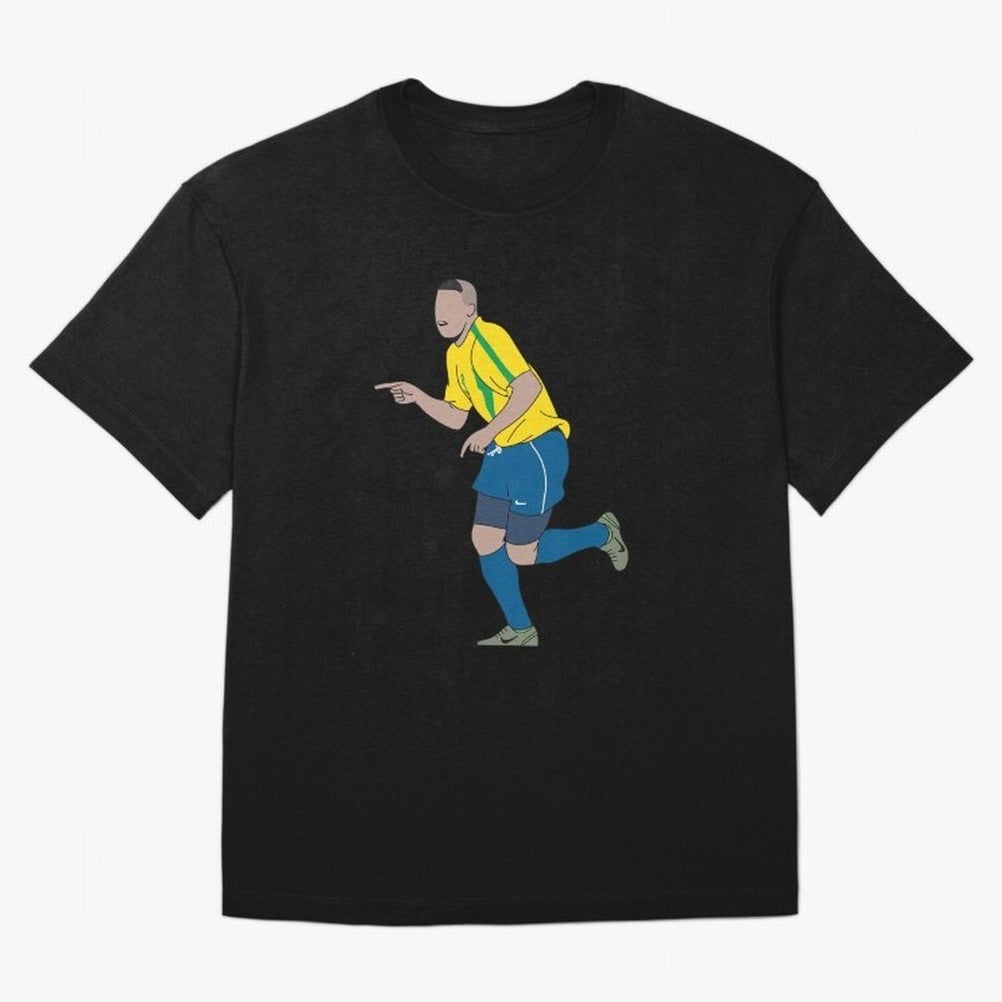 Ronaldo R9 Brazil (2002 WC) Oversized T-Shirt Live the Energy of FIFA World Cup 2026 Spirit, with France, Messi and Cristiano Ronaldo, Football Passion, Legendary Performances, Festival Vibes and Supporter Community; Ideal for Fans Who Follow