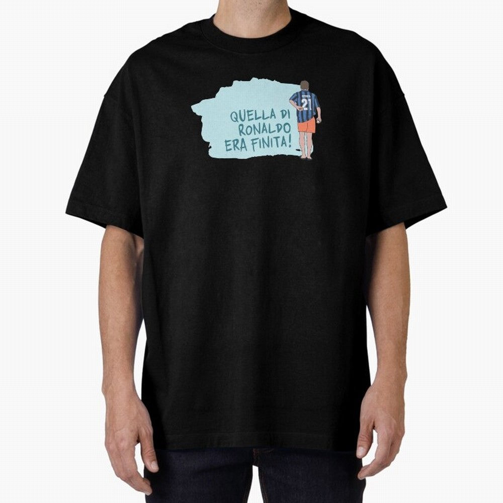 Sforza, quella di Ronaldo era finita! - AGG Oversized T-Shirt Remember FIFA World Cup 2026 USA Canada Mexico for Fans of Cristiano Ronaldo, Haaland and CR7 and Portugal, Spain and Germany, Bringing Champion Mindset, Group Stage Buzz, Knockout