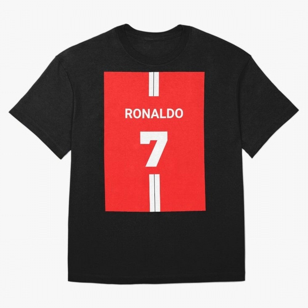 Ronaldo Jersey - 7 Back to Manchester Oversized T-Shirt Build Match Day Hype around FIFA World Cup 2026 Group Stage, CR7 and Messi, Germany, Global Supporter Spirit, Legendary Goals, National Colors and Tournament Celebration; Built for Supporters