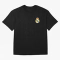 Madrid Football Logo Oversized T-Shirt Honor the Beautiful Game during FIFA World Cup 2026 USA Canada Mexico Centered on CR7, France Energy, Global Supporter Spirit, Legendary Goals, National Colors and Tournament Celebration; Ideal for Passionate