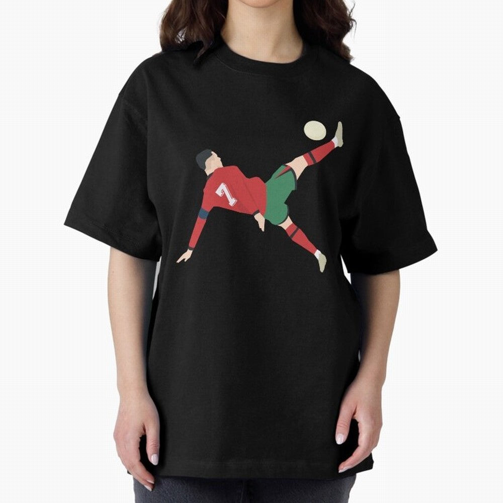 Cristiano Ronaldo CR7 Portugal Oversized T-Shirt Bring Stadium Energy to Global Football Passion for FIFA World Cup 2026, with Haaland and Mbappe, Spain and Netherlands, Champion Mindset, Group Stage Buzz, Knockout Tension and Passionate Fan