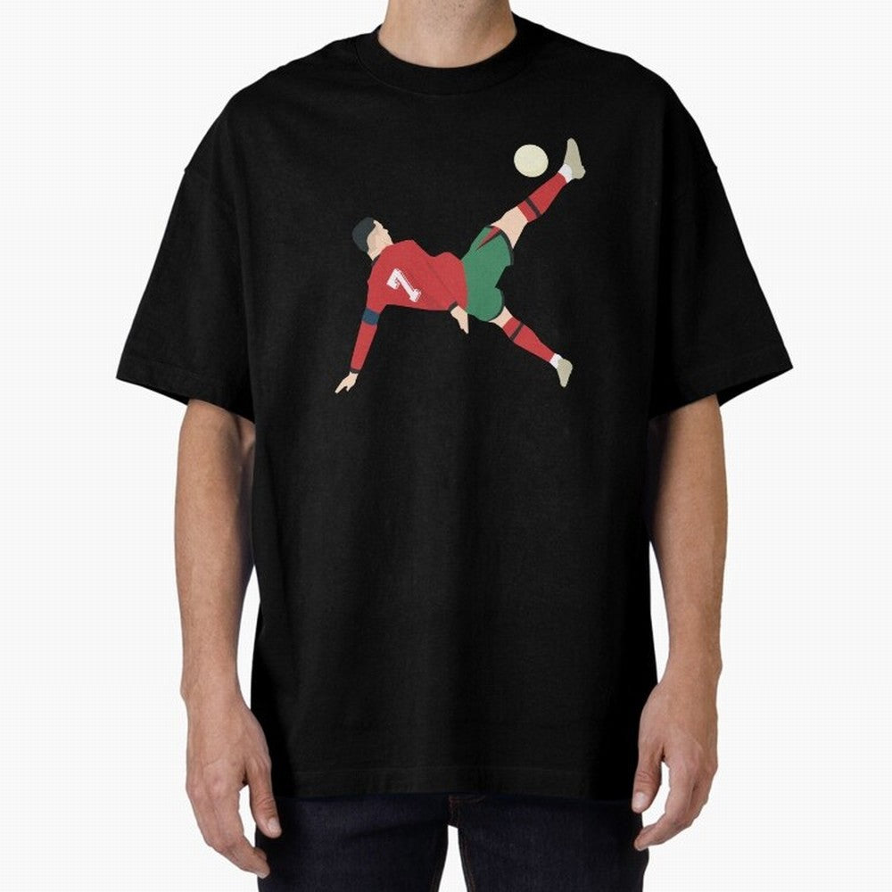 Cristiano Ronaldo CR7 Portugal Oversized T-Shirt Bring Stadium Energy to Global Football Passion for FIFA World Cup 2026, with Haaland and Mbappe, Spain and Netherlands, Champion Mindset, Group Stage Buzz, Knockout Tension and Passionate Fan