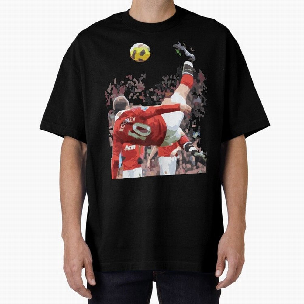 WAYNE ROONEY Oversized T-Shirt Support the Legends of Match Day Hype around FIFA World Cup 2026, Neymar, Argentina, Stadium Memories, Football Loyalty, International Chants and Championship Tradition; Ideal for Football Dads, Football Moms,