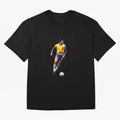 Legends of The Beautiful Game Cartoon Collection Legends Socrates Cartoon Artwork9 Oversized T-Shirt Cheer for Match Day Hype around FIFA World Cup 2026, Haaland and Mbappe, Argentina and Brazil, Game Day Rituals, Football Legends, Country Pride