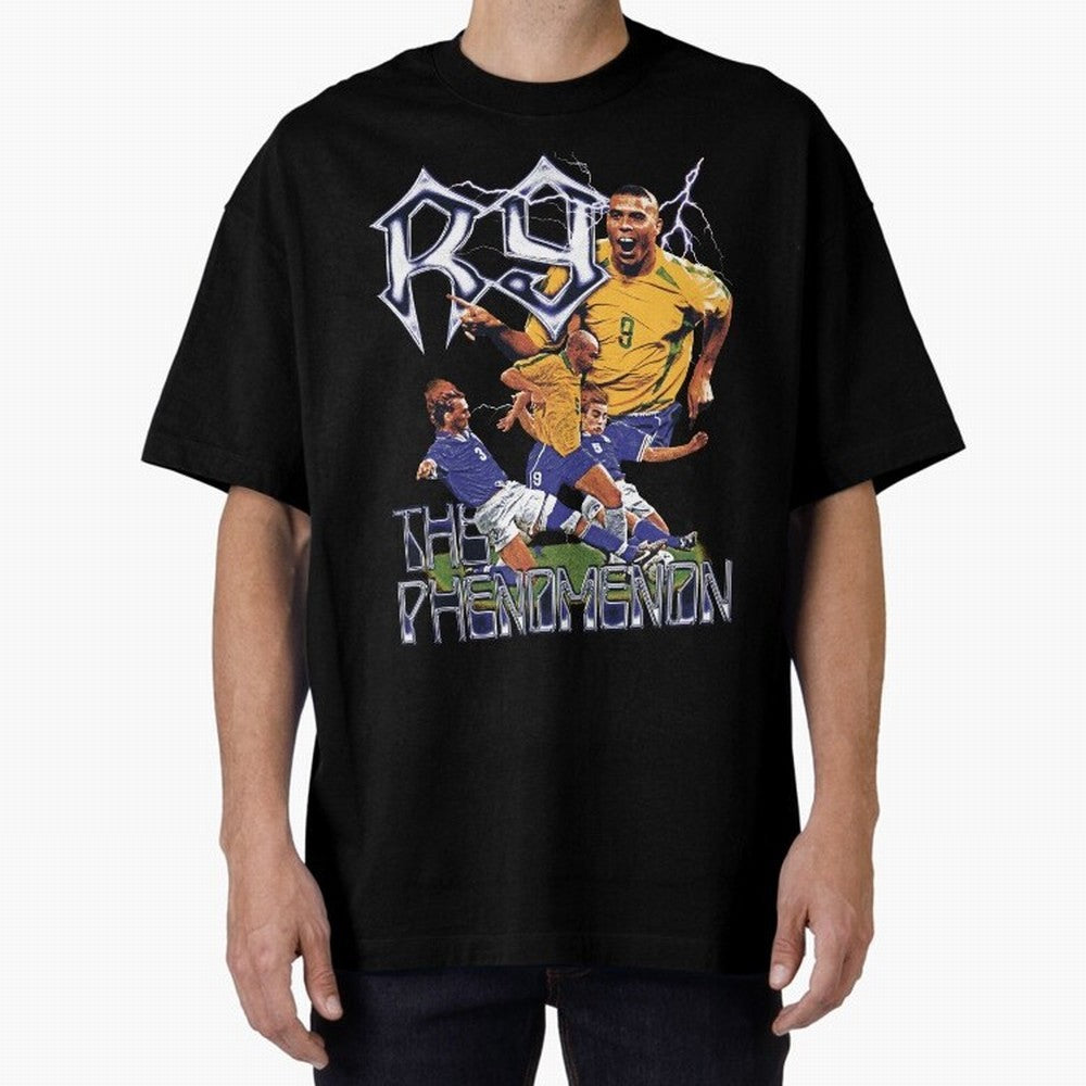 R9, The Phenomenon Oversized T-Shirt Show Passion for the Stars of FIFA World Cup 2026 Highlighting Messi, Germany Energy, Game Day Rituals, Football Legends, Country Pride and the Road to the Final; Perfect for Fans, Collectors, Family Gatherings,