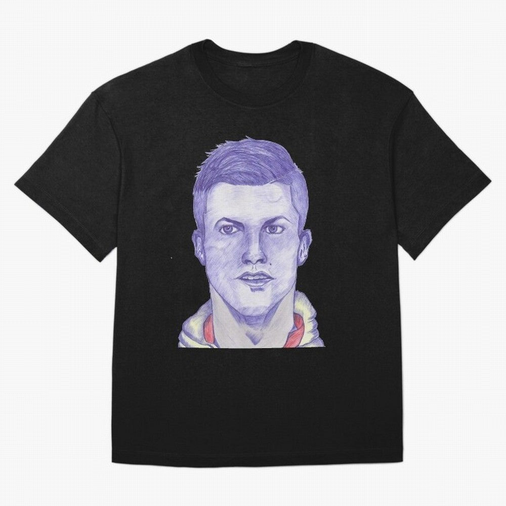 C-Ronaldo portrait drawing Oversized T-Shirt Bring Trophy Dreams to the FIFA World Cup 2026 Group Stage Journey through Haaland Highlights, England and Germany Pride, Game Day Rituals, Football Legends, Country Pride and the Road to the Final;