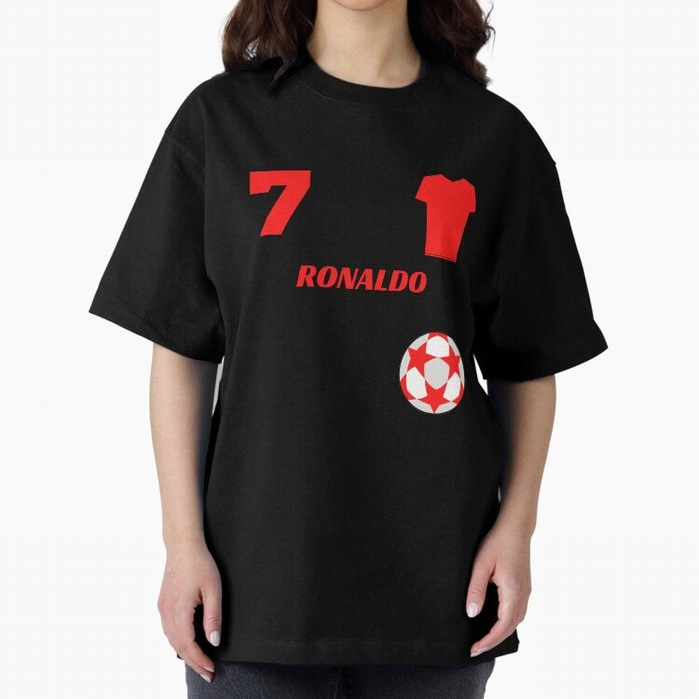 Ronaldo 7 - Man U Back to Manchester Oversized T-Shirt Discover FIFA World Cup 2026 USA Canada Mexico Inspired by Mbappe, England and Germany Energy, Classic Soccer Heritage, Championship Pressure, Fan Loyalty and International Pride; Built for