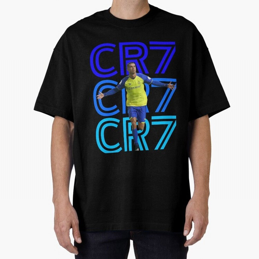 Christiano Ronaldo CR7 Oversized T-Shirt Treasure the FIFA World Cup 2026 Journey through Neymar Highlights, Argentina Pride, Soccer Culture, Superstar Moments, National Team Dreams and Competitive Fire; Perfect for Fans, Collectors, Family