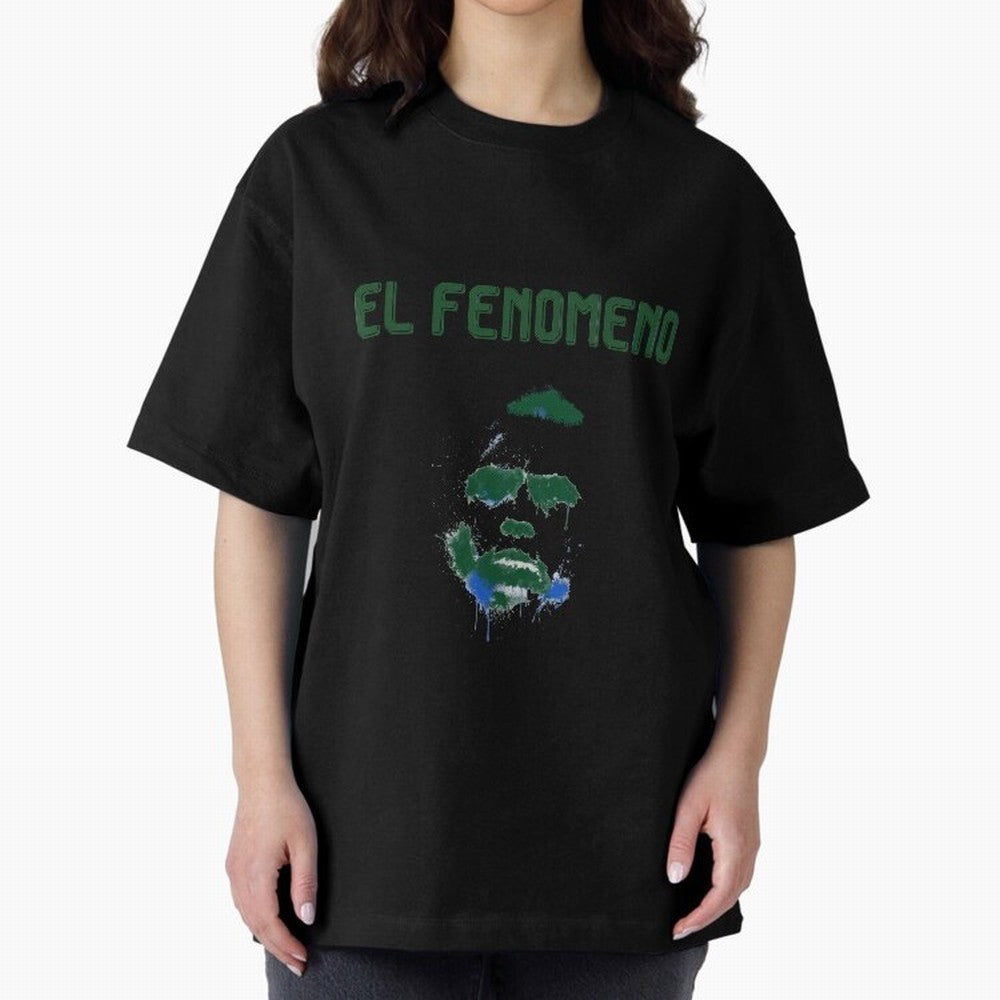 Ronaldo Oversized T-Shirt Celebrate Football Heritage in Global Football Passion for FIFA World Cup 2026, Inspired by Messi, Argentina, Sports Nostalgia, International Competition, Famous Players and Unforgettable Victories; Ideal for Passionate