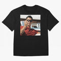 Ronaldo Oversized T-Shirt Bring Bold Fan Energy to FIFA World Cup 2026 for Fans of Haaland and Mbappe and Spain, Bringing Classic Soccer Heritage, Championship Pressure, Fan Loyalty and International Pride; Perfect for People Who Love Argentina,