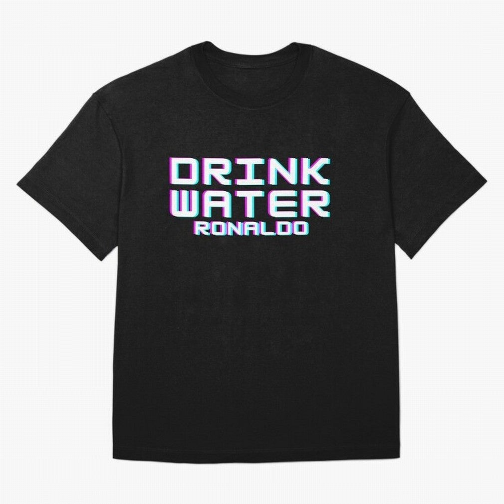 drink water ronaldo Oversized T-Shirt Celebrate Every Goal in the FIFA World Cup 2026 USA Canada Mexico Journey through Neymar Highlights, England, France and Netherlands Pride, Global Supporter Spirit, Legendary Goals, National Colors and