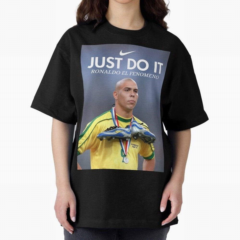 Ronaldo Fenomeno, Ronaldo Nazario Poster, Vintage Sports Decor, Living Room Decor For Walls, Sports Bedroom Decor, Game Room Decor, R9 Oversized T-Shirt Follow the Road to FIFA World Cup 2026 USA Canada Mexico Spirit, Built around Argentina,