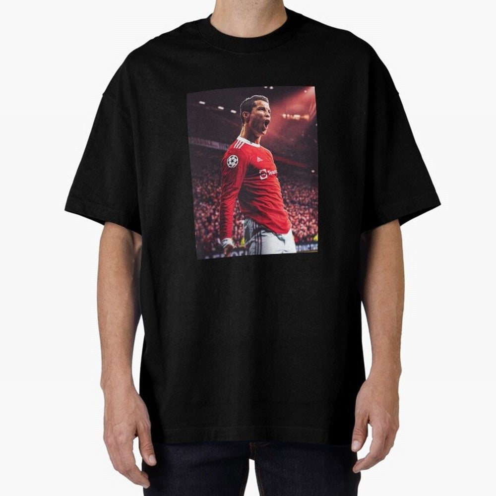 Cristiano Ronaldo CR7 Manchester Home 202122,Ronaldo Gifts, Ronaldo Best Selling , Ronaldo Top Item Oversized T-Shirt Treasure FIFA World Cup 2026 USA Canada Mexico Spirit, Driven by Portugal, Spain and Germany, Messi and Cristiano Ronaldo, Goal