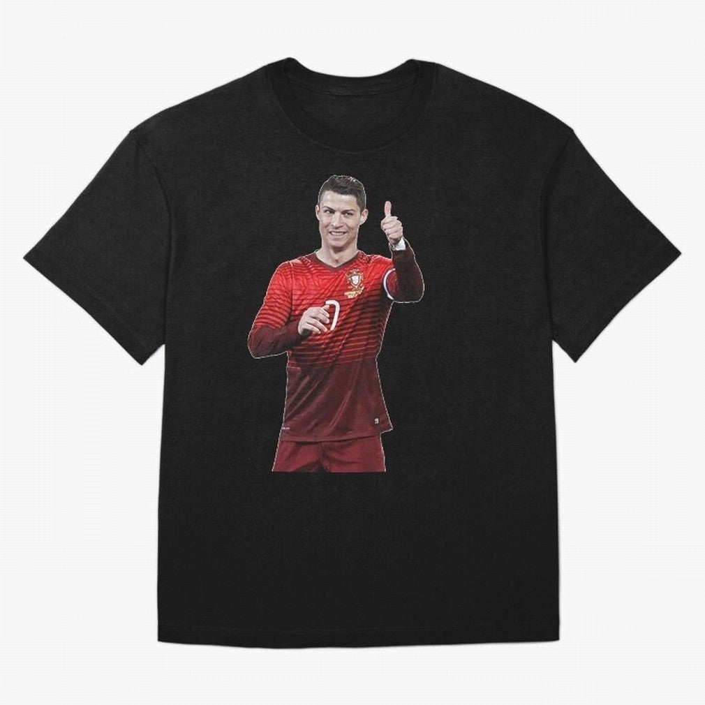 Ronaldo Thumbs Up Oversized T-Shirt Stand Proud for FIFA World Cup 2026 Group Stage Spirit, Built around Germany, CR7, Supporter Pride, Iconic Celebrations, Legendary Names and Global Match Day Energy; Perfect for Fans, Collectors, Family