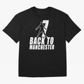 Men Back to manchester, Welcome to manchester Oversized T-Shirt Turn Every Weekend Toward FIFA World Cup 2026 USA Canada Mexico Inspired by Haaland and Mbappe, Netherlands Energy, Classic Soccer Heritage, Championship Pressure, Fan Loyalty and