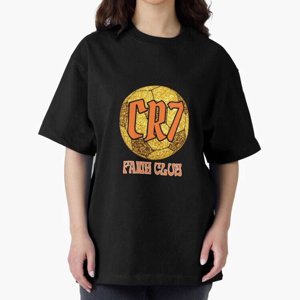 CR7 ORANGE Oversized T-Shirt Capture FIFA World Cup 2026 Centered on Messi, Neymar and Mbappe, Portugal, Spain and Germany Energy, Fan Favorite Moments, National Team Passion, Big Match Drama and Soccer History; Made for Collectors Who Enjoy Iconic