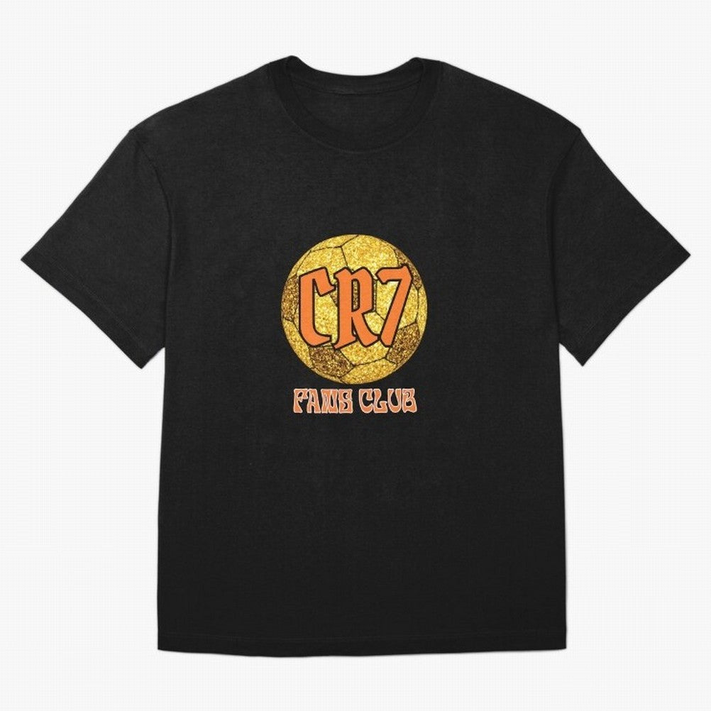 CR7 ORANGE Oversized T-Shirt Capture FIFA World Cup 2026 Centered on Messi, Neymar and Mbappe, Portugal, Spain and Germany Energy, Fan Favorite Moments, National Team Passion, Big Match Drama and Soccer History; Made for Collectors Who Enjoy Iconic