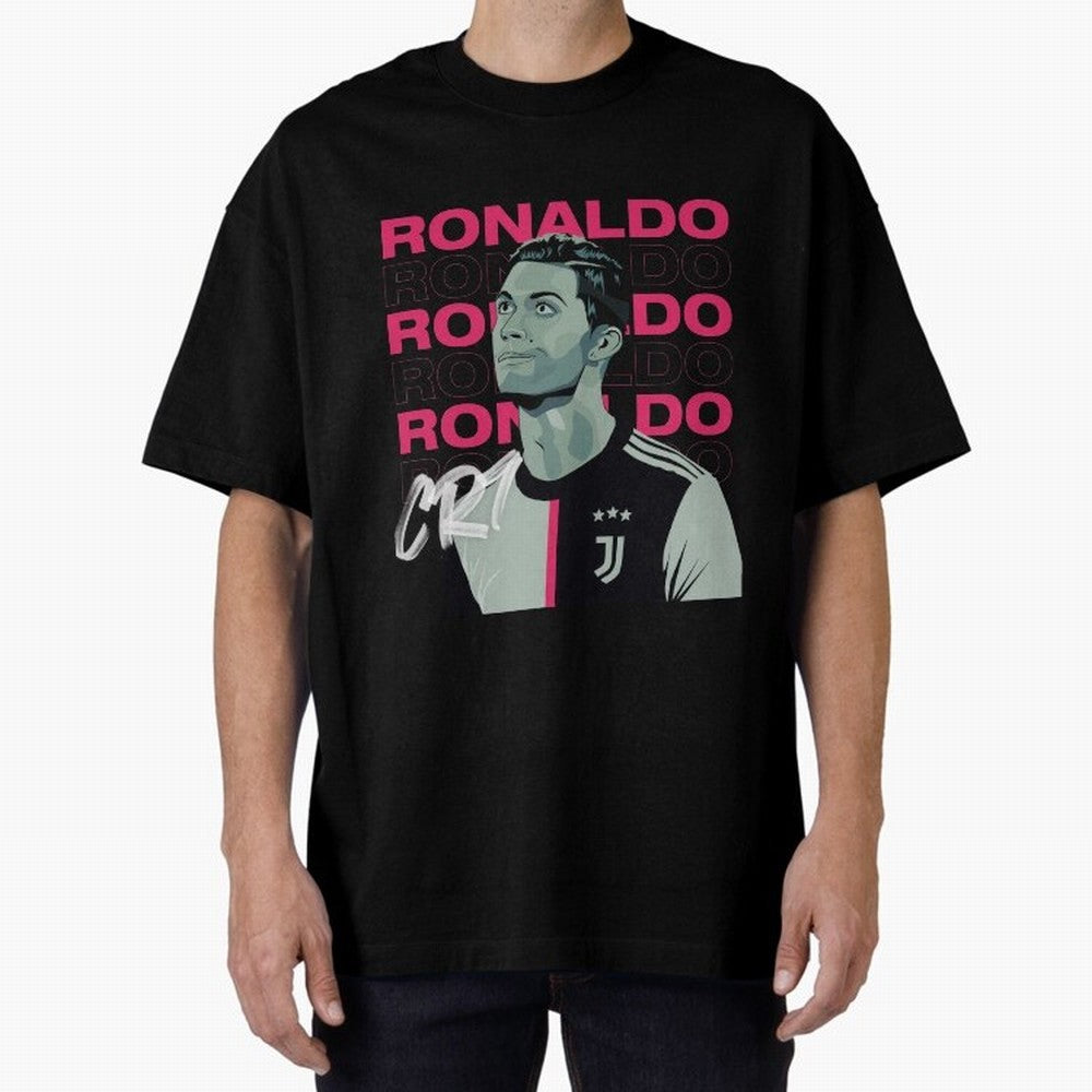 Ronaldo Oversized T-Shirt Fuel Your Fan Pride for FIFA World Cup 2026 USA Canada Mexico Spirit, Made for Portugal, Messi, Neymar and Mbappe, Supporter Pride, Iconic Celebrations, Legendary Names and Global Match Day Energy; Perfect for Supporters