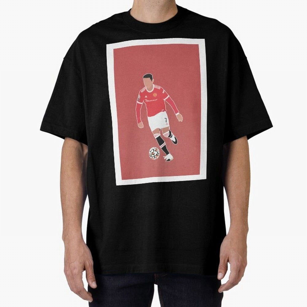Cristiano Ronaldo 2 Oversized T-Shirt Celebrate the Magic of FIFA World Cup 2026 Spirit, Built around Portugal, Spain and Germany, Haaland, Football History, Final Match Energy, Crowd Noise and Once in a Lifetime Moments; Made for Die Hard