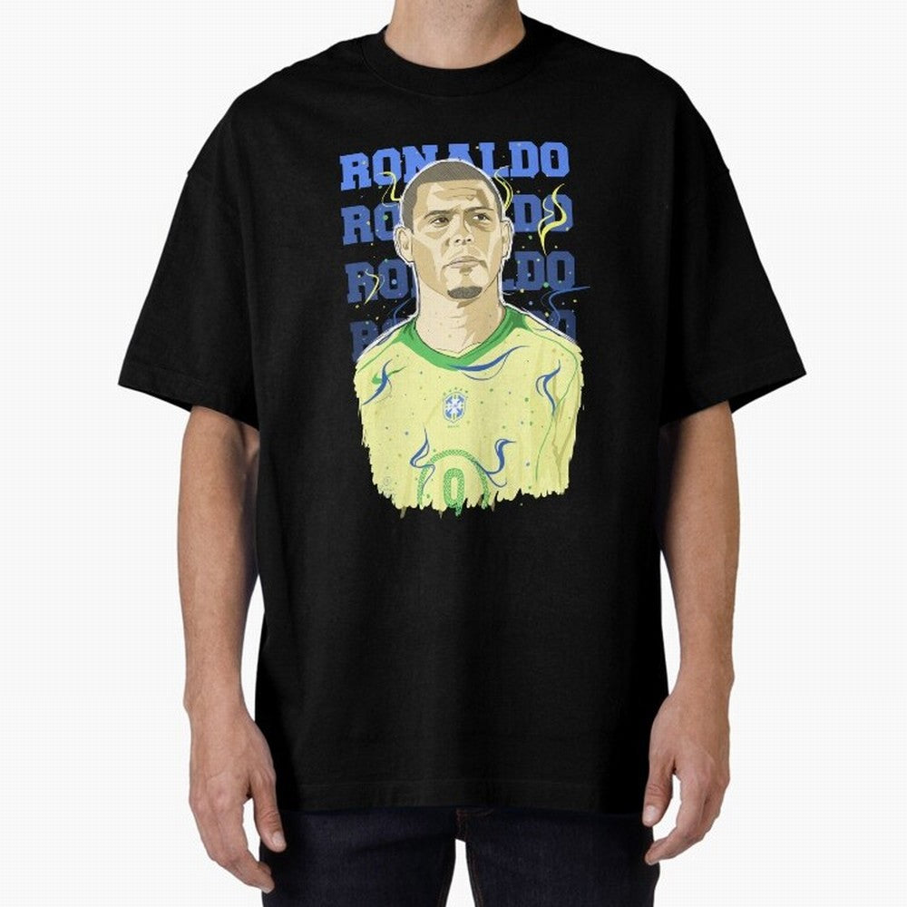 Ronaldo Oversized T-Shirt Back Your Heroes with FIFA World Cup 2026 Built around Messi, Argentina Energy, Football Festival Excitement, Trophy Ambitions, Country Rivalries and Star Player Buzz; Great for Supporters Who Love Legendary Players,