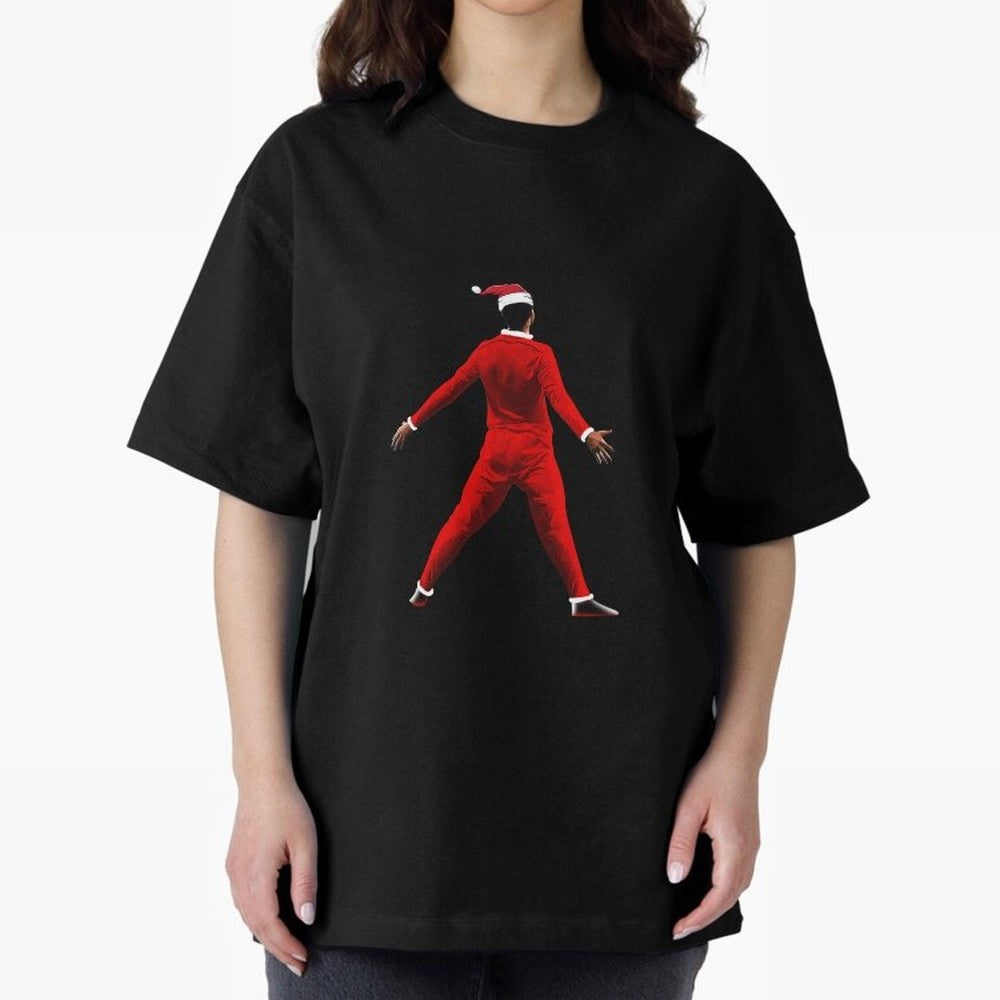 All I Want For Christmas Is Siuuu CR7 fans Christian Ronaldo Xmas Oversized T-Shirt Carry National Pride through the FIFA World Cup 2026 Journey through Cristiano Ronaldo, Haaland and CR7 Highlights, Brazil Pride, Football History, Final Match