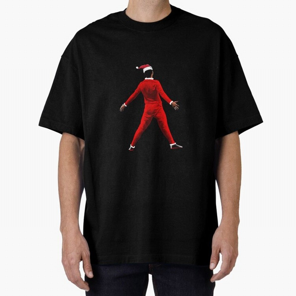 All I Want For Christmas Is Siuuu CR7 fans Christian Ronaldo Xmas Oversized T-Shirt Carry National Pride through the FIFA World Cup 2026 Journey through Cristiano Ronaldo, Haaland and CR7 Highlights, Brazil Pride, Football History, Final Match