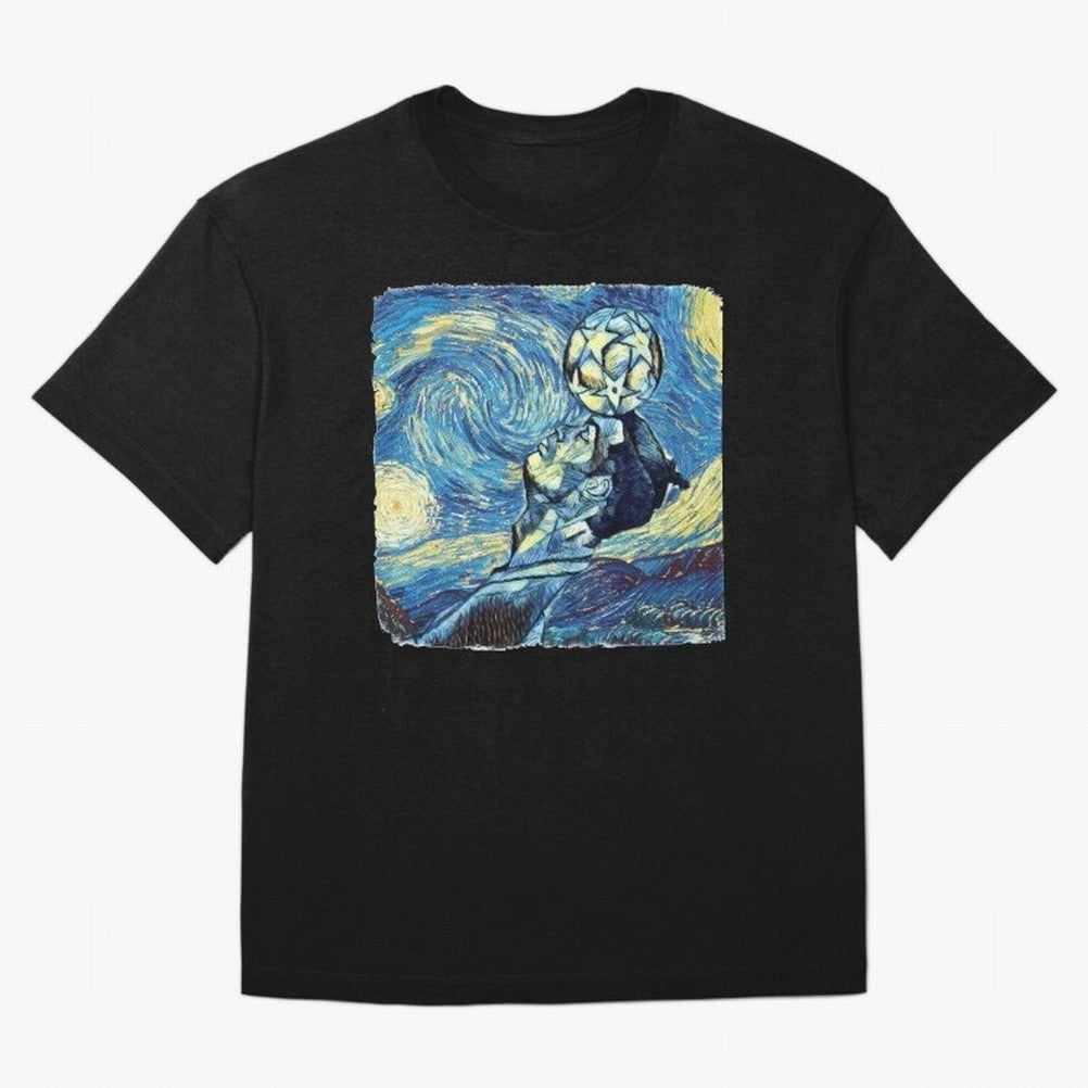 Ronaldo Ronaldo Van Gogh Style Oversized T-Shirt Make Every Kick Count in FIFA World Cup 2026 for Fans of Haaland and Mbappe and Brazil, Bringing Champion Mindset, Group Stage Buzz, Knockout Tension and Passionate Fan Culture; Created for Match Day