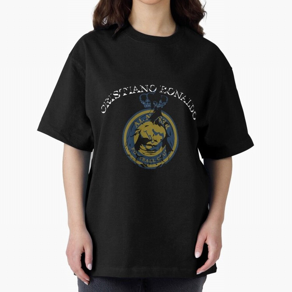 Ronaldo CR7 al nassr Oversized T-Shirt Show Up for the Glory of FIFA World Cup 2026 for Fans of CR7 and France, Bringing Worldwide Fan Energy, Dramatic Goals, Stadium Lights and Championship Celebrations; Made for Die Hard Supporters, Soccer