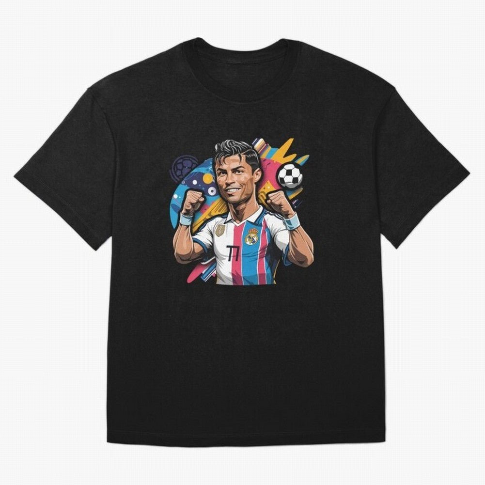 Cristiano Ronaldo cr7 Oversized T-Shirt Make Game Day About FIFA World Cup 2026 Group Stage Driven by Messi, Argentina, France and Brazil Energy, Fan Favorite Moments, National Team Passion, Big Match Drama and Soccer History; Great for Watch