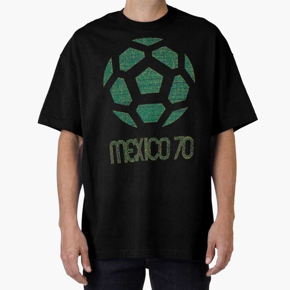 Mexico 70 World Cup Oversized T-Shirt Discover FIFA World Cup 2026 USA Canada Mexico with Cristiano Ronaldo, Portugal Energy, Game Day Rituals, Football Legends, Country Pride and the Road to the Final; Built for Supporters Chasing Trophy Dreams,