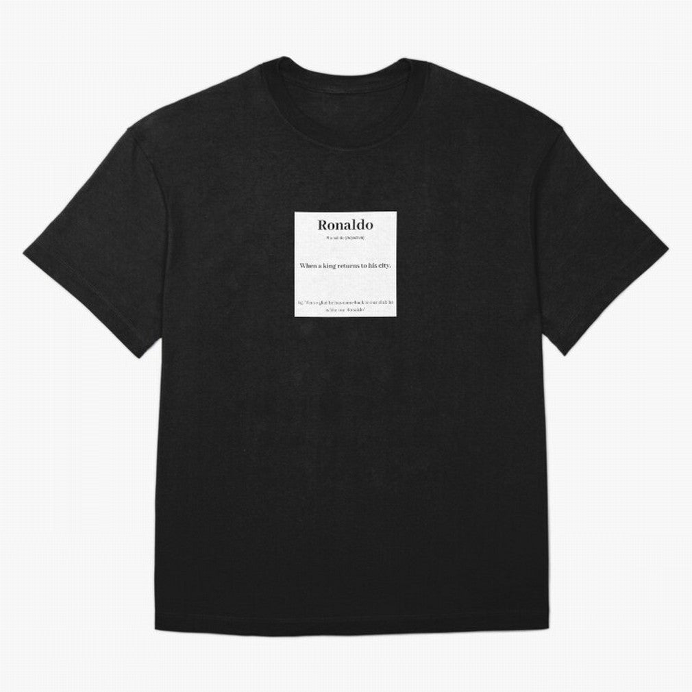 Ronaldo Football Definition - Funny Gift For Football Lovers Sticker Sticker Oversized T-Shirt Bring the FIFA World Cup 2026 Group Stage Journey through CR7 and Messi Highlights, England and Germany Pride, Football Passion, Legendary Performances,