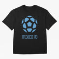 Retro World Cup 70 Logo Oversized T-Shirt Upgrade FIFA World Cup 2026 Made for Mbappe and Neymar, Germany Energy, Stadium Memories, Football Loyalty, International Chants and Championship Tradition; Great for Supporters Who Love Legendary Players,