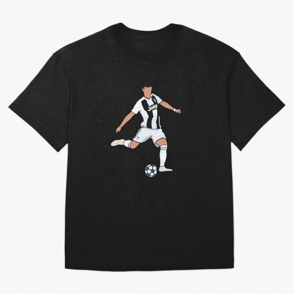 Ronaldo Oversized T-Shirt Bring World Football Passion into Global Football Passion for FIFA World Cup 2026, Driven by Messi, CR7 and Mbappe, Portugal, Football Festival Excitement, Trophy Ambitions, Country Rivalries and Star Player Buzz; Perfect