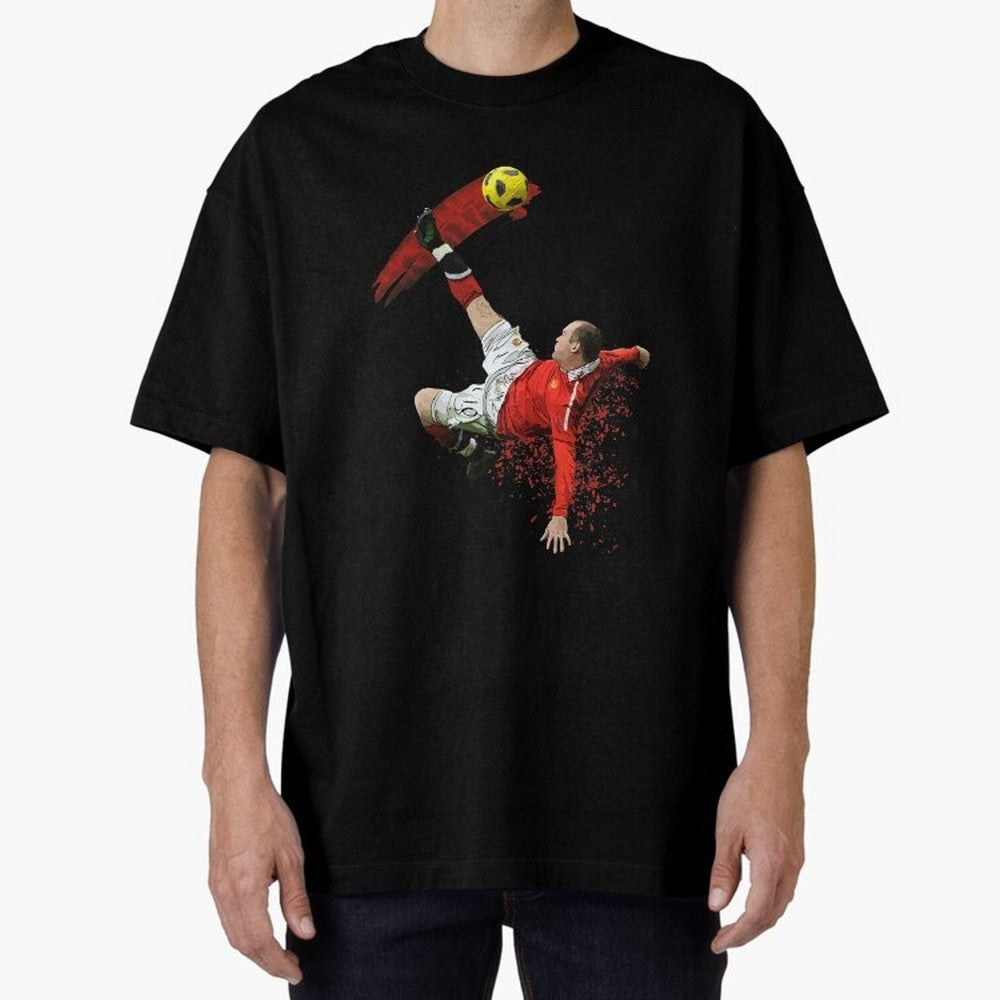 Wayne Rooney Oversized T-Shirt Show Championship Spirit for FIFA World Cup 2026 USA Canada Mexico Inspired by Messi, Argentina Energy, Match Day Excitement, Supporter Culture, Golden Goals and Global Football Passion; Made for Die Hard Supporters,
