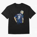 Ronaldo Number 9 Art Oversized T-Shirt Remember FIFA World Cup 2026 USA Canada Mexico for Fans of Messi, CR7 and Mbappe and Argentina and Brazil, Bringing Global Supporter Spirit, Legendary Goals, National Colors and Tournament Celebration; Made