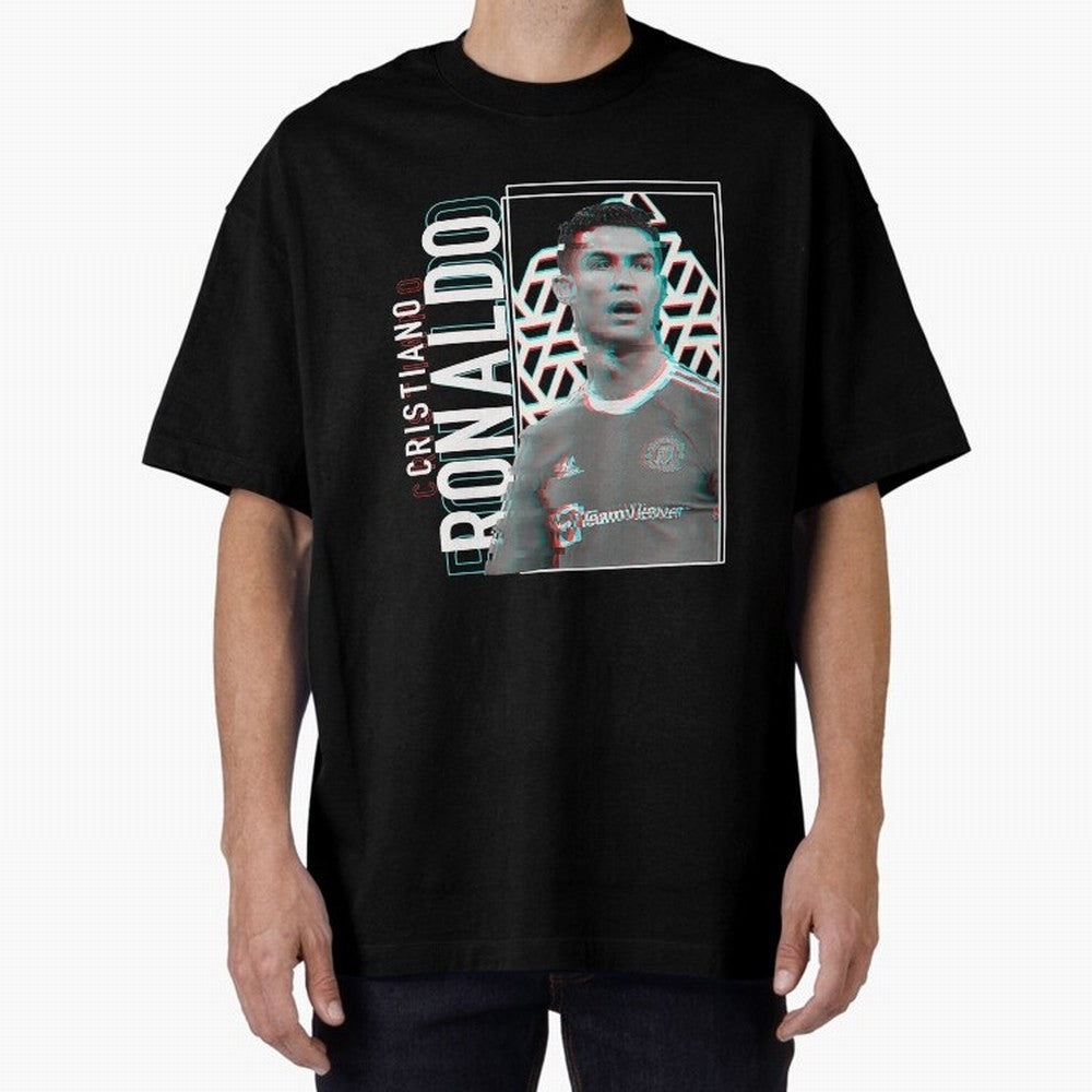Cristiano Ronaldo sport Oversized T-Shirt Honor the Beautiful Game during FIFA World Cup 2026 Group Stage Spirit, Celebrating Spain, CR7, Goal Celebration Energy, Supporter Heritage, Football Icons and Worldwide Tournament Joy; Ideal for Fans Who
