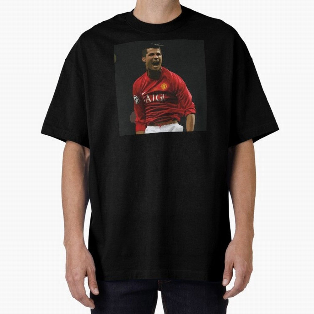 The Manchester United bug 2008 Oversized T-Shirt Cheer through Every Moment of FIFA World Cup 2026 Group Stage for Fans of Cristiano Ronaldo, Haaland and CR7 and Spain, Bringing Stadium Memories, Football Loyalty, International Chants and