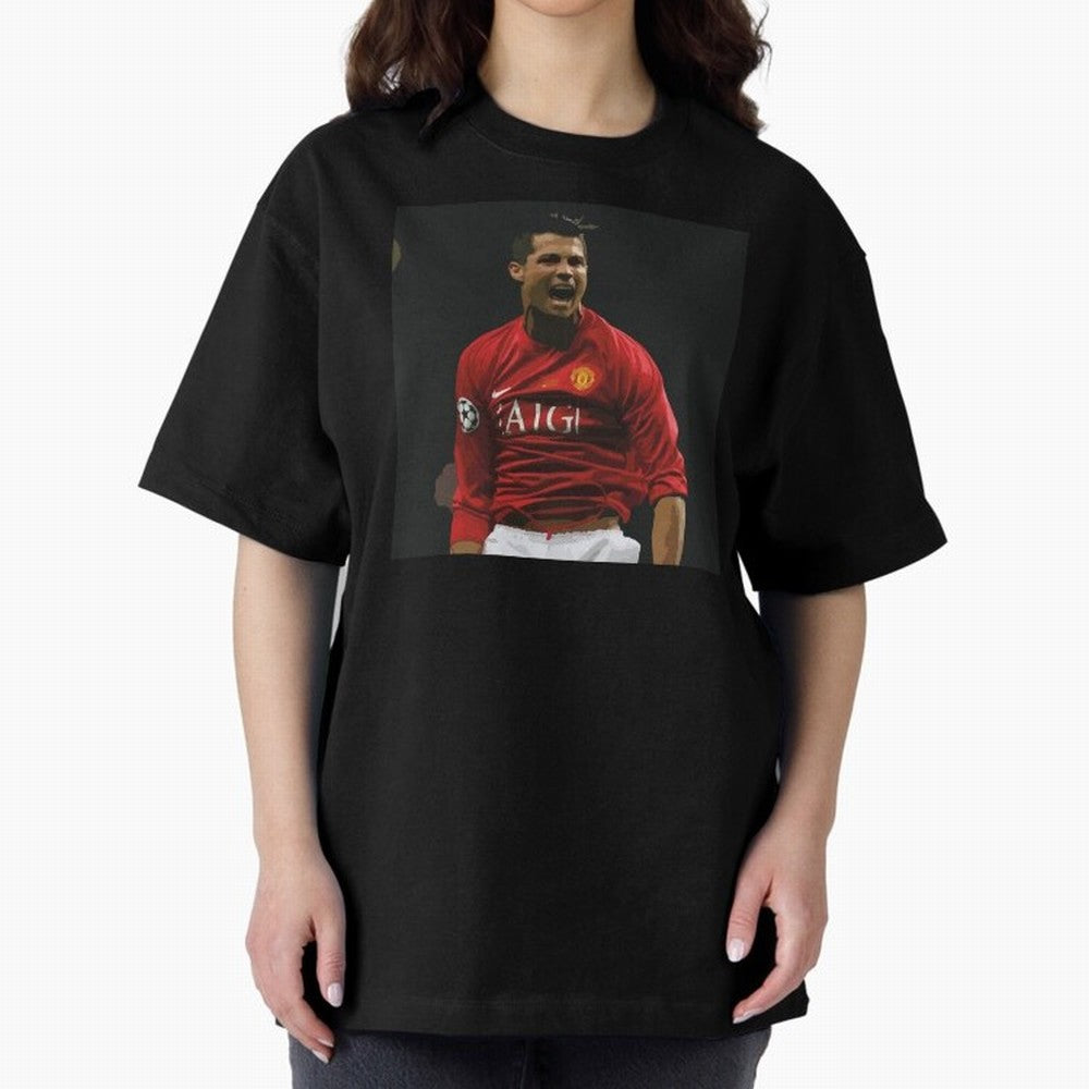 The Manchester United bug 2008 Oversized T-Shirt Cheer through Every Moment of FIFA World Cup 2026 Group Stage for Fans of Cristiano Ronaldo, Haaland and CR7 and Spain, Bringing Stadium Memories, Football Loyalty, International Chants and